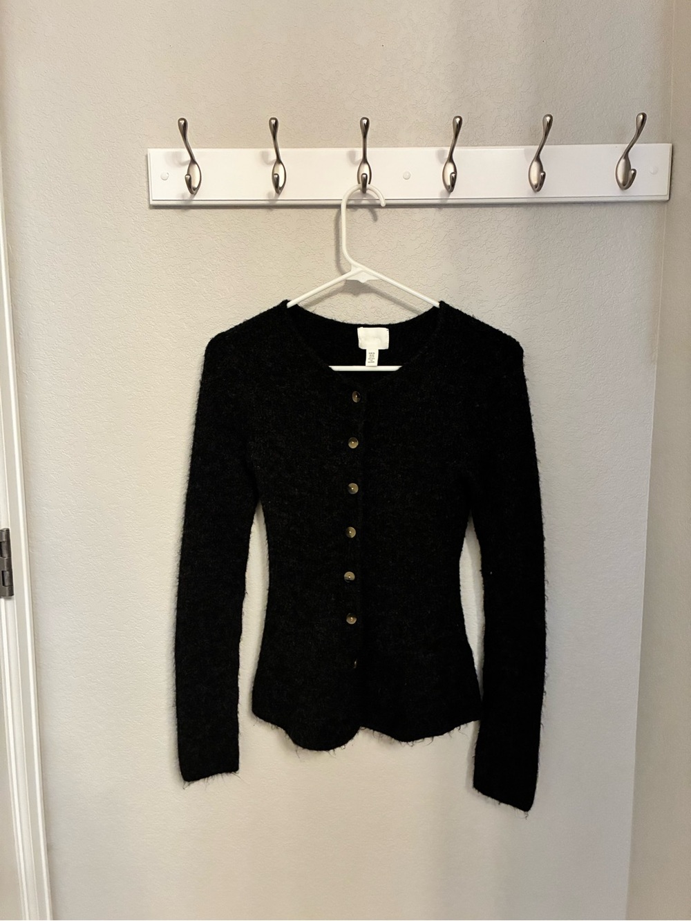 H&M charcoal gray cardigan - new without tags (never worn)